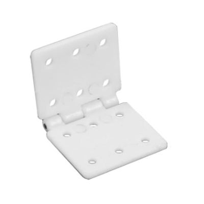 HBJWOV 20 Pieces/Set of Flat-Leaf for White Airplane Remote Control Fixed-Wing Aircraft, Hinge, with Drainage Groove(L)