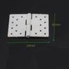 HBJWOV 20 Pieces/Set of Flat-Leaf for White Airplane Remote Control Fixed-Wing Aircraft, Hinge, with Drainage Groove(L) view 2