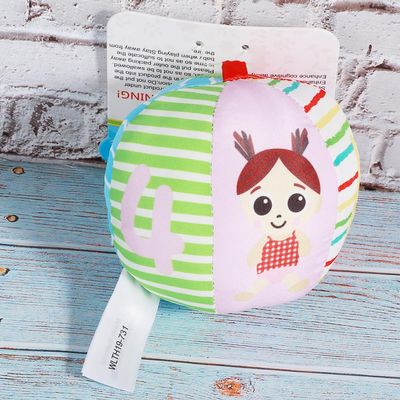 Keenso Sensory Balls for Baby, Soft Fiber Material, Visual Development Toy, Infant Grasping Balls for 0-1 Year Old Kids (#2)