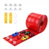 Flexible Race Track Toys for Kids: 20 Ft Flex Race Car Ramp Track with Suction Cups - Rolls Up Portable DIY Racetrack with 4 Racing Cars- Birthday Gifts for Boys Girls Ages 3+ view 1