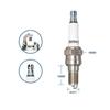GFEJVDBI CR8EH-9(5666) 98059-58916 DensoU24FER9 Spark Plugs 2PCS Screw Terminals Compatible with B8RH-9 view 2