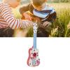 Alomejor Kids Ukulele, 4 String Plastic Guitar Toy with Cartoon Design, Educational Musical Instrument for Beginners, Playable Toy for Boys and Girls (Strawberry Fox Pattern) view 2