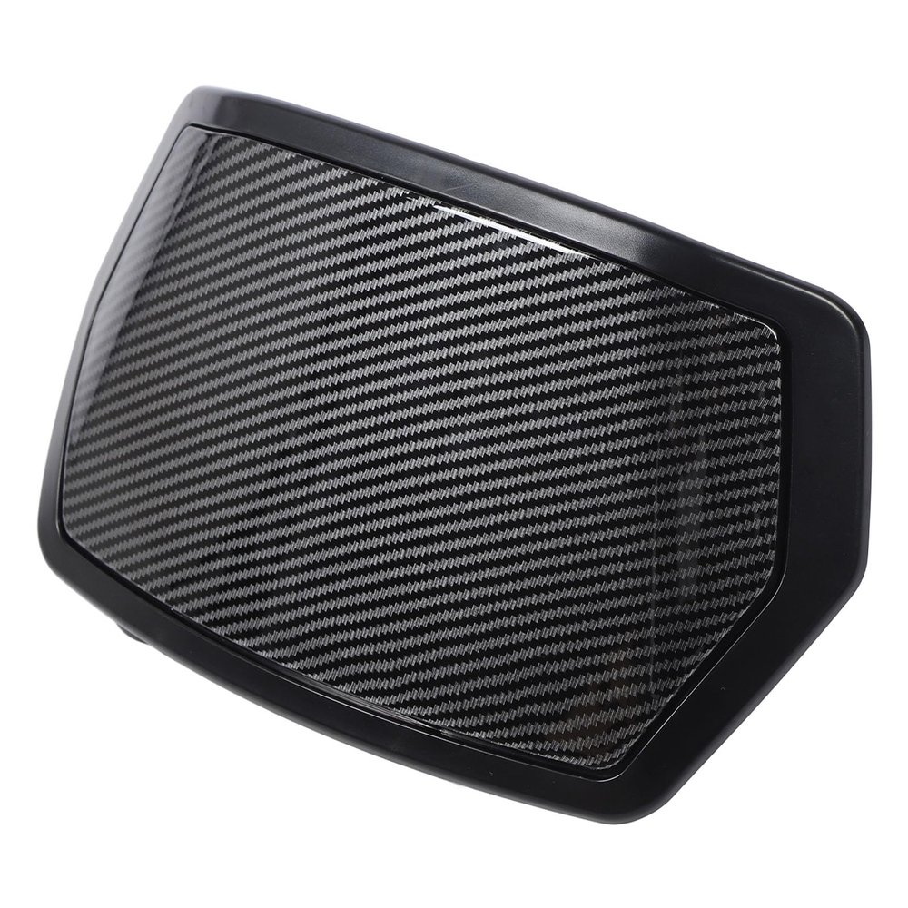 Aramox 600 900 Sport Gauge Spoiler Cover, Plastic Aerodynamic Improved Vehicle Stability Weather Resist Gauge Protector for All Model (Carbon Fiber Pattern)