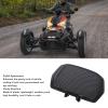 Aramox 600 900 Sport Gauge Spoiler Cover, Plastic Aerodynamic Improved Vehicle Stability Weather Resist Gauge Protector for All Model (Carbon Fiber Pattern) view 2