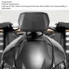 Aramox 600 900 Sport Gauge Spoiler Cover, Plastic Aerodynamic Improved Vehicle Stability Weather Resist Gauge Protector for All Model (Carbon Fiber Pattern) view 3