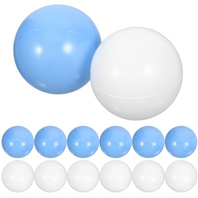 Abaodam 100Pcs Round Ocean Balls Crush Plastic Colored for Playpen Bathtub Indoor Pool Party