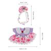 COOLHIYA Doll Clothes with Dress and Flower Headband Miniature Accessories Compatible with Various Dolls Versatile Outfits for Creative Play and Photoshoot Props view 2