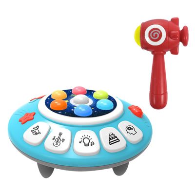 BESPORTBLE Whack Game Plaything Hammering Pounding Early Education Learning Puzzle with Safe Rounded Edges Plastic for Over Years
