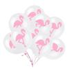 HAKIDZEL 12Pcs Flamingo Latex Balloons Rubber Party Balloons for Birthday Wedding Decorations Reusable Flamingo Pattern Favors view 1