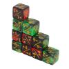 20PCS 16mm 2 Color Dice Set with Addition and Subtraction Numbers Plastic Six Sided Dice for Math Teaching and Learning Games Educational Toys for Kids view 2