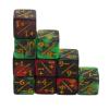 20PCS 16mm 2 Color Dice Set with Addition and Subtraction Numbers Plastic Six Sided Dice for Math Teaching and Learning Games Educational Toys for Kids view 3