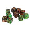 20PCS 16mm 2 Color Dice Set with Addition and Subtraction Numbers Plastic Six Sided Dice for Math Teaching and Learning Games Educational Toys for Kids view 4
