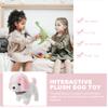 Abaodam Electronic Interactive Plush Dog Toy Soft Puppy Electronic Walking and Barking Puppy Animal Toy Electric Plush Pet for Kids Toddlers Boys Girls view 4