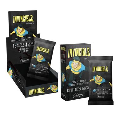 2025 Invincible Season 1 Keepsake Premiere Hobby & Blaster Box Bundle