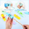 24 Pcs 2-in-1 Cute Retractable Eraser with Pencil Sharpener, Cute Kawaii School Supplies for Kids, Fun Cartoon Design for Classroom, Party Favors and Back to School Gifts view 2