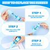 24 Pcs 2-in-1 Cute Retractable Eraser with Pencil Sharpener, Cute Kawaii School Supplies for Kids, Fun Cartoon Design for Classroom, Party Favors and Back to School Gifts view 4