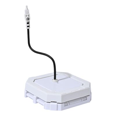KiBcsLic Display Stand Action Figure Display Home Decoration, Housewarming Gift Tabletop Centerpiece, Model Base, White