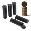 AUNMAS Sturdy Round Quarter Tubes, 50 Quarters Holder Storage Containers for Dollar Collection Supplies (Dime)