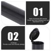AUNMAS Sturdy Round Quarter Tubes, 50 Quarters Holder Storage Containers for Dollar Collection Supplies (Dime) view 4