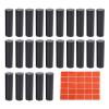 AUNMAS Sturdy Round Quarter Tubes, 50 Quarters Holder Storage Containers for Dollar Collection Supplies (Penny) view 3