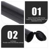 AUNMAS Sturdy Round Quarter Tubes, 50 Quarters Holder Storage Containers for Dollar Collection Supplies (Penny) view 4