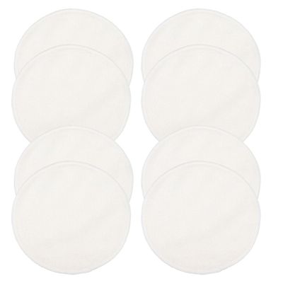 Abaodam 8 Pcs Reusable Washable Cotton Nursing Pads for Breastfeeding Women Soft Breathable Postpartum Breast Pads with Skin-Friendly Comfortable Fit