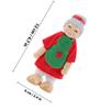 Beaupretty 7pcs Wooden Family Doll with Movable Joints Mini Dolls for Pretend Play Creative Dollhouse Figures for Boys and Imaginative Birthday and Christmas view 2
