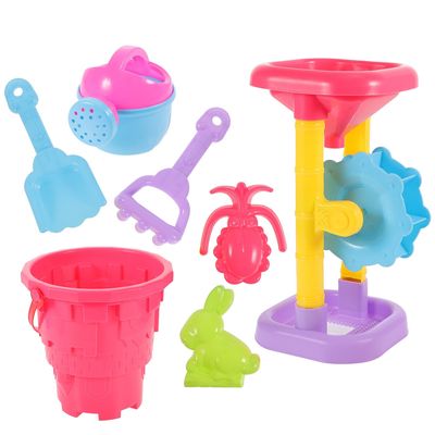 Abaodam Portable Sand Assorted Color Sand-Excavating Tools for Beach and Sandbox Play Lightweight with Smooth Edges Stimulates Creativity and Color Recognition