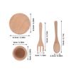 Beaupretty Montessori Wooden Kitchen Set for Realistic Cooking Utensils and Tableware Pretend Play Fork Spoon Educational for Roleplaying Restaurant Supermarket view 2