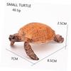 Abaodam Lifelike Mini Turtle Plastic Wildlife Model for Educational Garden Decoration Realistic Sea Turtle Figurine for Boys view 2