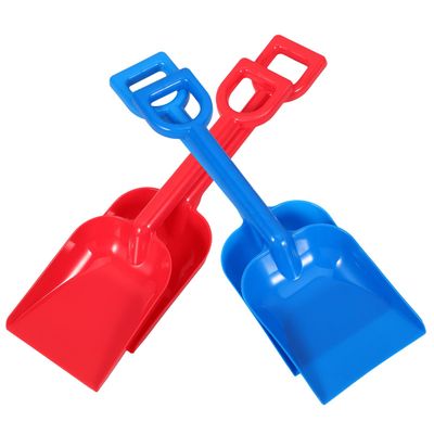 Beaupretty 4pcs Beach Shovels Colorful Plastic Sand Digging Small Lightweight Spatulas for Outdoor Use Group Fun
