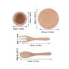 Abaodam Montessori Wooden Kitchen Playset with Realistic Fork Utensils Plates and Dishes Cooking Accessories for Roleplaying Fun in Restaurants and Supermarkets view 2