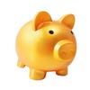 Beaupretty Large Gold Piggy Bank Decorative Money Pot for Desktop Saving Jar Creative Coin Collector Gift for Boys Develop Money-Saving Habits and Ornament view 1