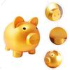 Beaupretty Large Gold Piggy Bank Decorative Money Pot for Desktop Saving Jar Creative Coin Collector Gift for Boys Develop Money-Saving Habits and Ornament view 4