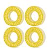 Rc Accessories For SCX10 For Capra For Wraith 1/10 4PCS Waterproof 2.2" Silicone Rubber Insert Foam 125x45mm RC Crawler Car Upgrade Parts(Yellow) view 1