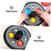 TOYANDONA Tyre Shape Plastic Gyro for Small Spinning Top for Boys and Hand-Eye Coordination Rotating Creative Cognitive Exercise Plaything view 2
