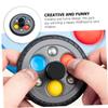 TOYANDONA Tyre Shape Plastic Gyro for Small Spinning Top for Boys and Hand-Eye Coordination Rotating Creative Cognitive Exercise Plaything view 3