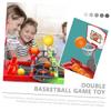 FELTECHELECTR Desktop Basketball Game for Parents Portable Abs Finger Flick Hoop Interactive Board Game for Indoor Fun and Family Competition view 4
