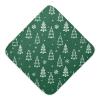 BOESI Christmas Tree & Snowflakes Baby Bath Towel, Baby Hooded Bath Towel, Soft, Comfortable, Absorbent, for Boys, Girls, 30x30 inches view 1