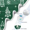 BOESI Christmas Tree & Snowflakes Baby Bath Towel, Baby Hooded Bath Towel, Soft, Comfortable, Absorbent, for Boys, Girls, 30x30 inches view 3