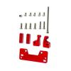 Rc Parts For Axial For Scx10 II 1/10 Upgrade Parts Aluminum Alloy Axle Servo Mount Base Stand Metal For Remote Control Rc Crawler Car Accessories(Red) view 3