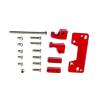 Rc Parts For Axial For Scx10 II 1/10 Upgrade Parts Aluminum Alloy Axle Servo Mount Base Stand Metal For Remote Control Rc Crawler Car Accessories(Red) view 4