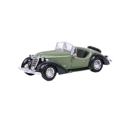 1:87 for Wanderer W25K Roadster 1936 Resin Car Model Simulation Green Toy Tabletop Display