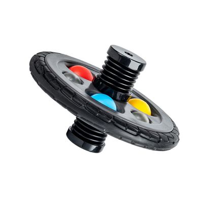 Vaguelly Tyre Shape Rotating Gyro for Small Plastic Spinning Top for Boys and Hand-Operated Educational Enhancing Coordination and Cognitive Skills Creative Funny Design