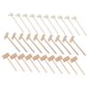 Yardwe 30PCS Mini Wooden Mallets Solid Hardwood Gavel Lightweight Pounding Hammer Tools for Educational Play Birthday Party Supplies view 1