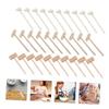 Yardwe 30PCS Mini Wooden Mallets Solid Hardwood Gavel Lightweight Pounding Hammer Tools for Educational Play Birthday Party Supplies view 2