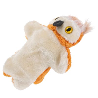 BCOATH Cartoon Plush Owl Hand Puppet for Storytelling and Imaginative Play Soft Animal Hand Puppet for Adults for Creative Learning and Fun
