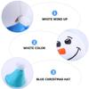 FELTECHELECTR 4pcs Christmas Wind-up Snowman for Blue Clockwork Playthings Safe Party Favors Cute Moving for Boys view 2