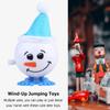 FELTECHELECTR 4pcs Christmas Wind-up Snowman for Blue Clockwork Playthings Safe Party Favors Cute Moving for Boys view 4