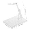 Abaodam Scale Transparent Action Figure Display Stand for Models Under Waist Stable Secure Support Base Compatible with HG RG Assembly Figures and Dolls view 2